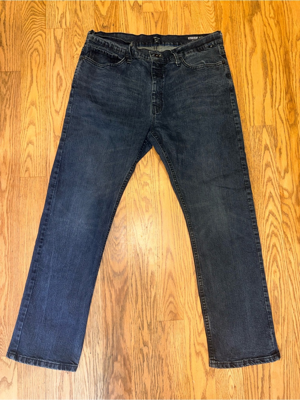 Nautica Men's Straight Fit Stretch Blue Denim Jeans 36x30